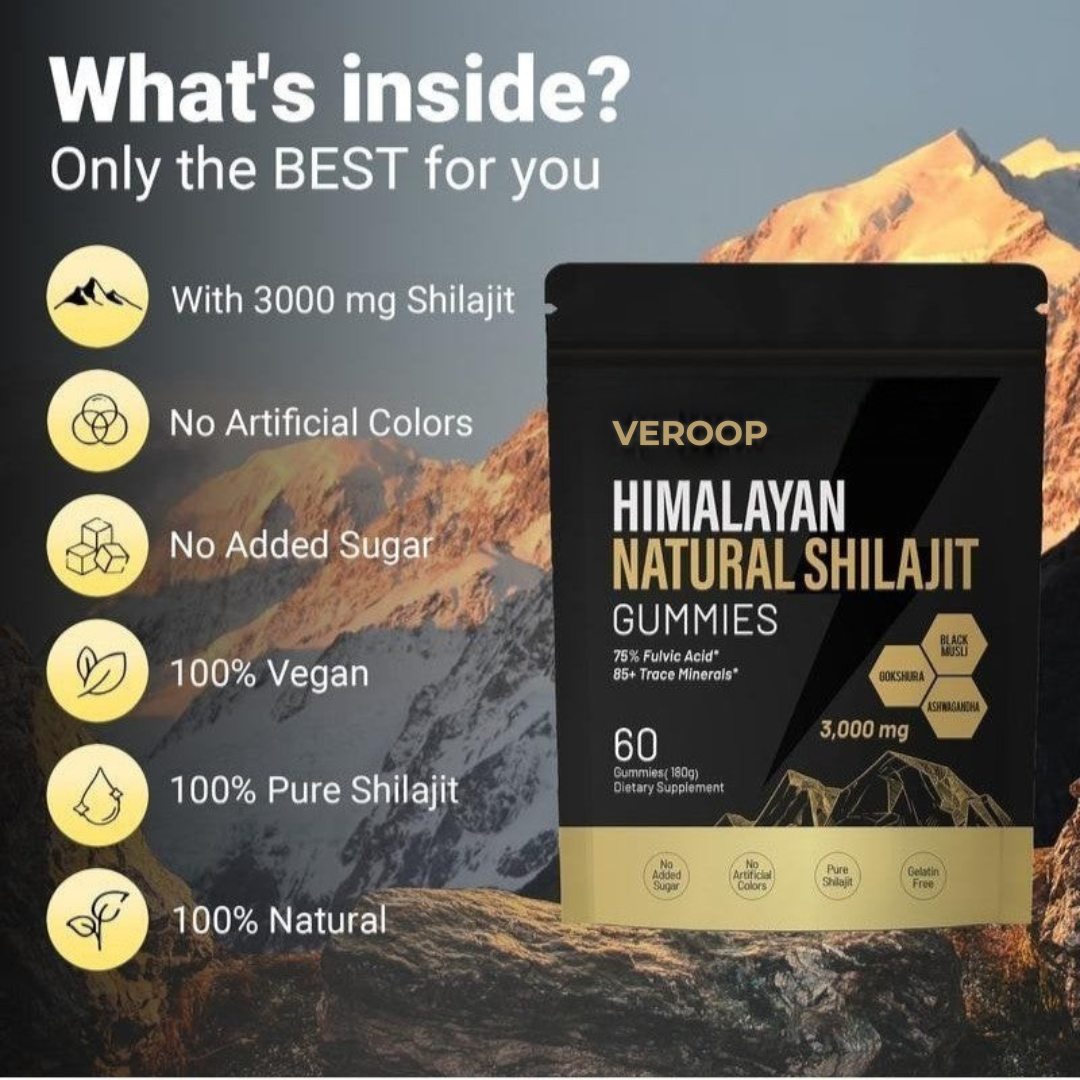 Veroop™ Natural Shilajit Gummies