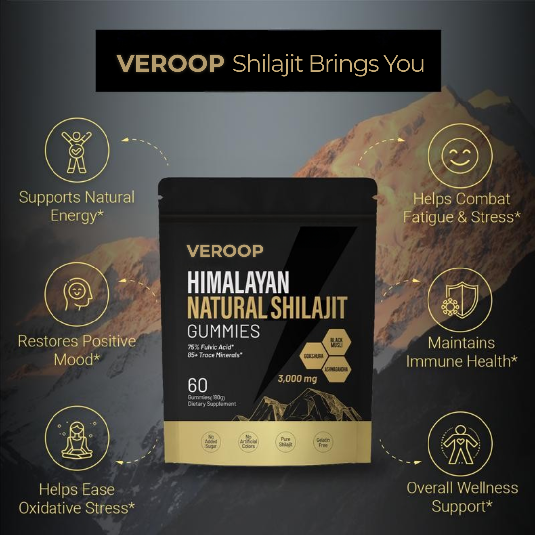 Veroop™ Natural Shilajit Gummies