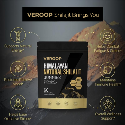 Veroop™ Natural Shilajit Gummies